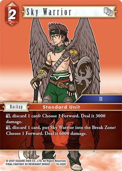 Sky Warrior 15-002C Crystal Dominion Final Fantasy card