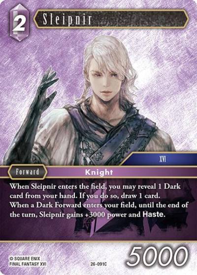 Sleipnir 26-091C Gunslinger in the abyss Final Fantasy card