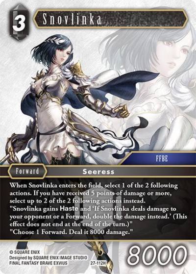 Snovlinka 27-112H Journey of discovery Final Fantasy card
