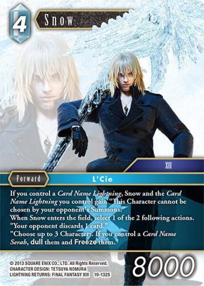 Snow 19-132S From Nightmares Final Fantasy card