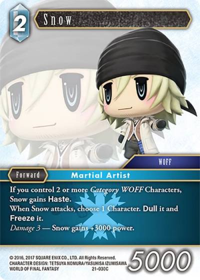 Snow 21-030C Beyond Destiny Final Fantasy card