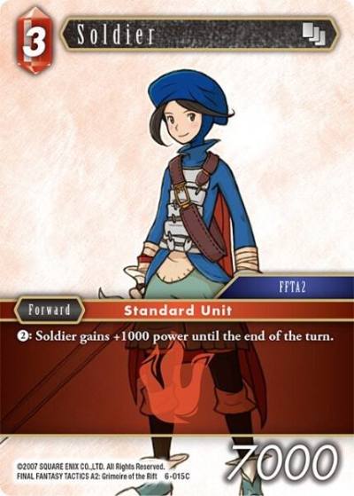 Soldier 6-015C Opus VI Final Fantasy card