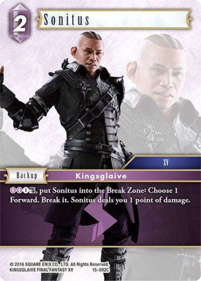 Sonitus 15-092C Crystal Dominion Final Fantasy card