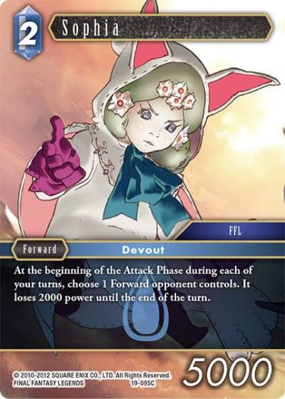 Sophia 19-095C From Nightmares Final Fantasy card