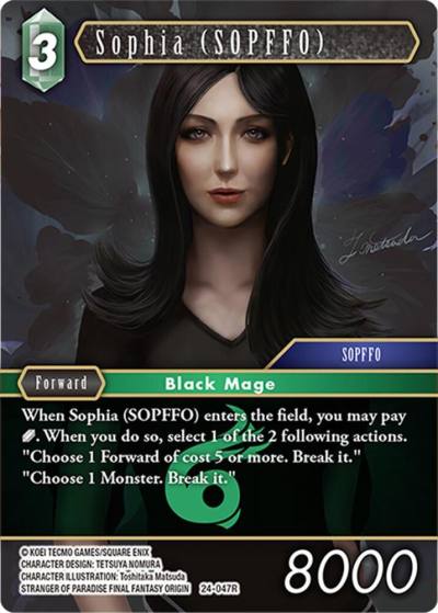 Sophia SOPFFO 24-047R Hidden Legends Final Fantasy card