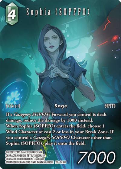 Sophia (SOPFFO) (Full Art) 29-049H Blissful Eternity Final Fantasy card