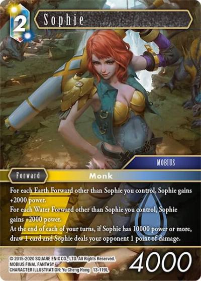Sophie 13-119L Opus XIII: Crystal Radiance Final Fantasy card