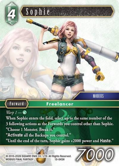 Sophie 19-045H From Nightmares Final Fantasy card