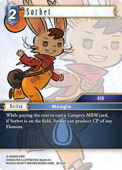Sorbet 28-104C Dreamlike Oceans Final Fantasy card