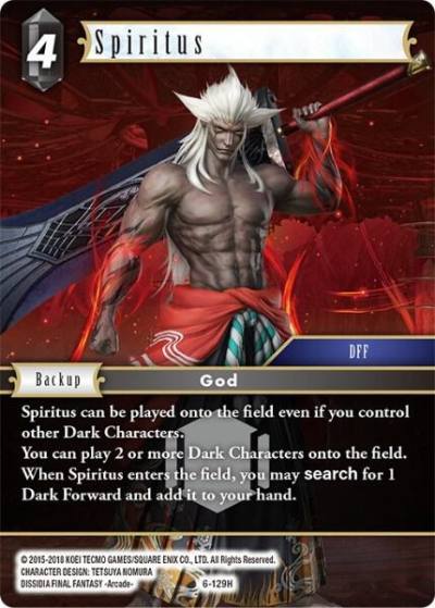 Spiritus 6-129H Opus VI Final Fantasy card