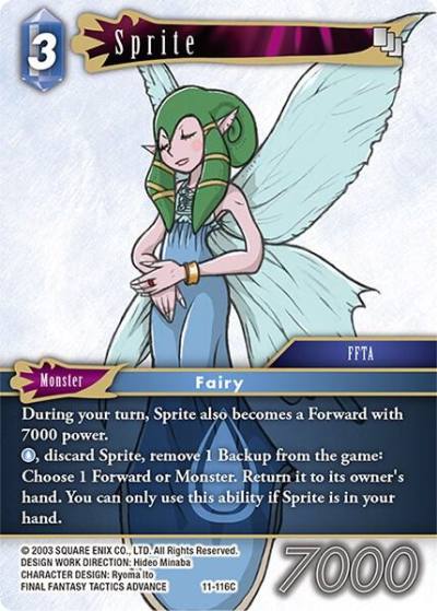 Sprite 11-116C Opus XI Final Fantasy card