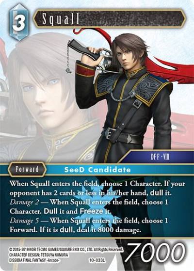 Squall 10-033L Opus X Final Fantasy card