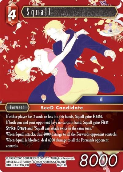 Squall 16-011L Emissaries of Light Final Fantasy card