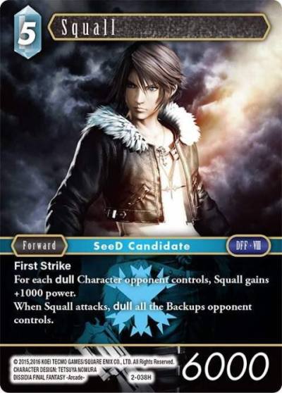Squall 2-038H Opus II Final Fantasy card