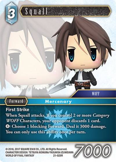 Squall 21-029R Beyond Destiny Final Fantasy card