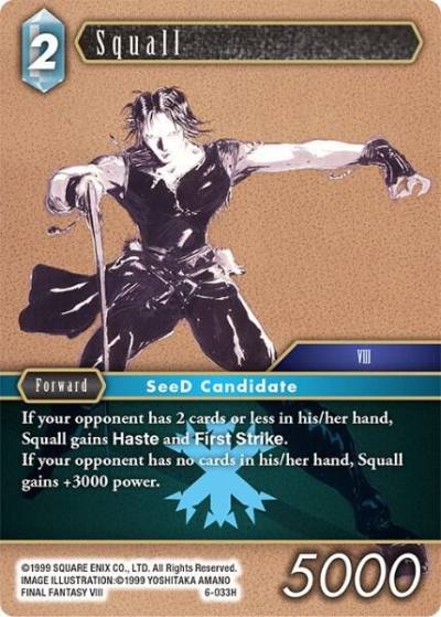 Squall 6-033H Opus VI Final Fantasy card