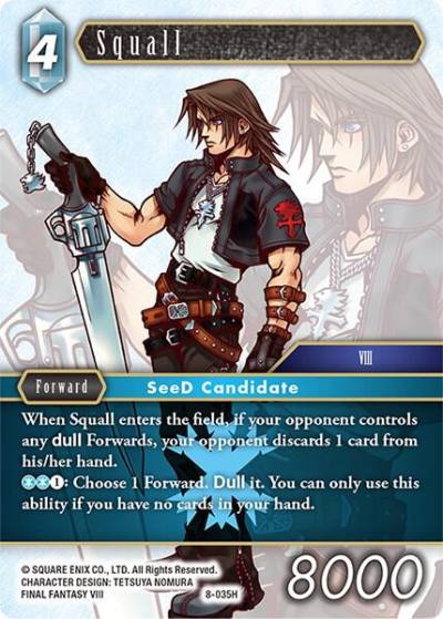Squall 8-035H Opus VIII Final Fantasy card