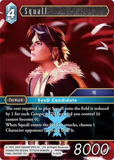 Squall 9-027H Opus IX Final Fantasy card