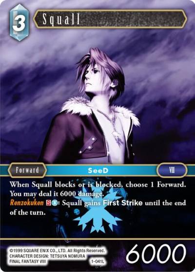 Squall Legend 1-041L Opus I Final Fantasy card
