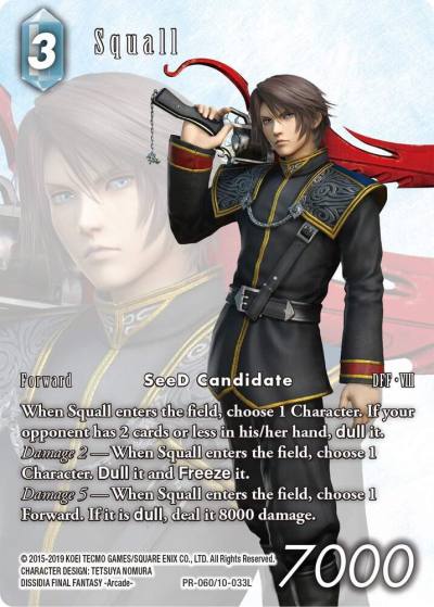Squall PR-060/10-033L FF: Promo Cards Final Fantasy card