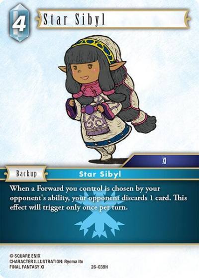Star Sibyl 26-039H Gunslinger in the abyss Final Fantasy card
