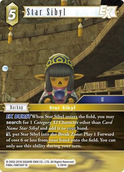 Star Sibyl EX 5-091H Opus V Final Fantasy card