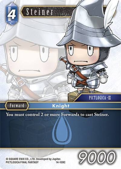Steiner 14-109C Opus XIV: Crystal Abyss Final Fantasy card