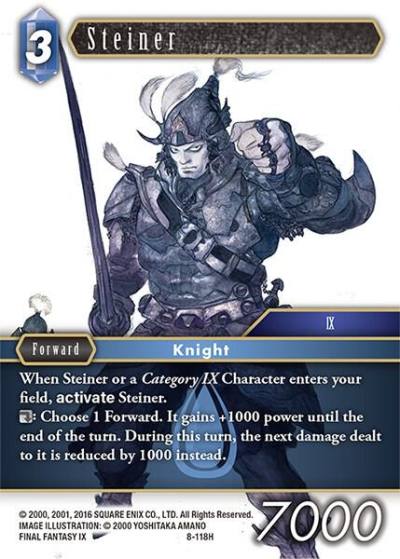 Steiner 8-118H Opus VIII Final Fantasy card