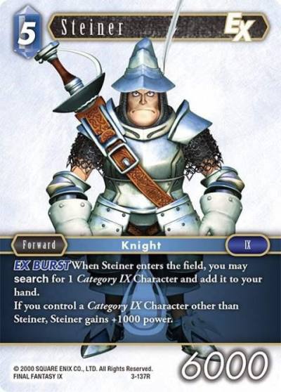 Steiner EX 3-137R Opus III Final Fantasy card