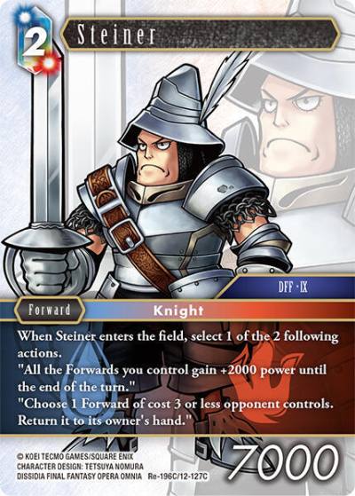 Steiner Re-196C/12-127C Legacy Collection Final Fantasy card