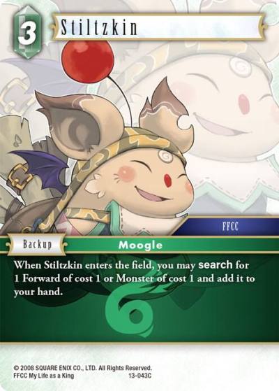 Stiltzkin 13-043C Opus XIII: Crystal Radiance Final Fantasy card