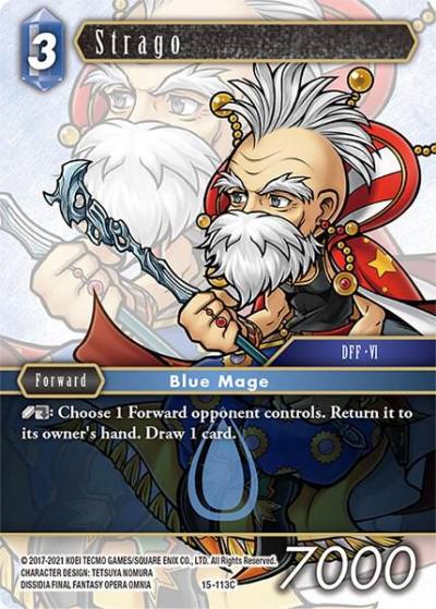 Strago 15-113C Crystal Dominion Final Fantasy card