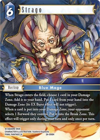 Strago 24-098H Hidden Legends Final Fantasy card