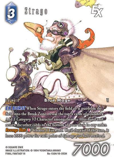 Strago EX Full Art Re-156H/19-093H Legacy Collection Final Fantasy card