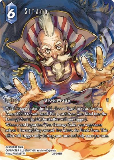 Strago Full Art 24-098H Hidden Legends Final Fantasy card