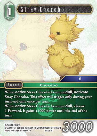 Stray Chocobo 29-051C Blissful Eternity Final Fantasy card