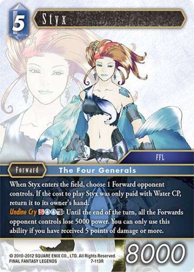 Styx 7-113R Opus VII Final Fantasy card