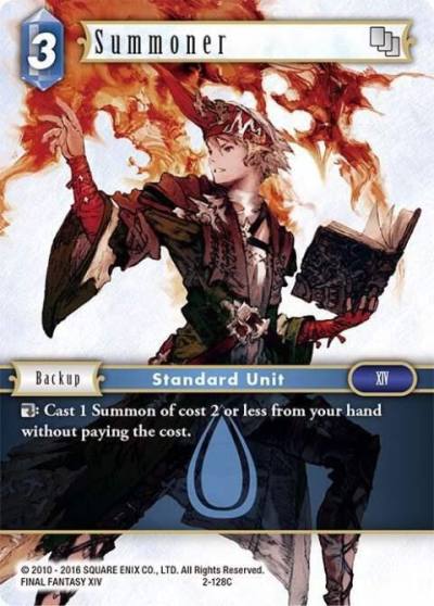 Summoner 2-128C Opus II Final Fantasy card