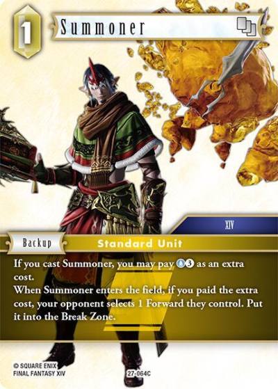 Summoner 27-064C Journey of discovery Final Fantasy card