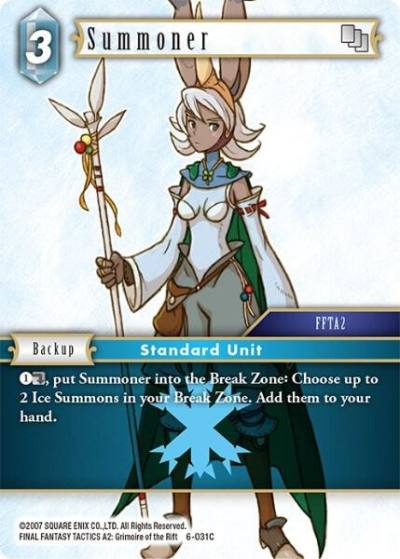 Summoner 6-031C Opus VI Final Fantasy card