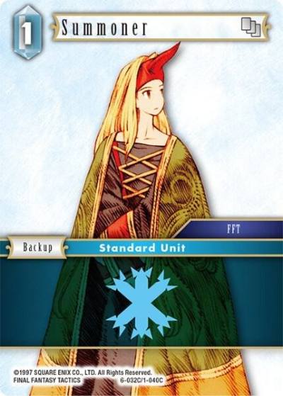 Summoner 6-032C Opus VI Final Fantasy card
