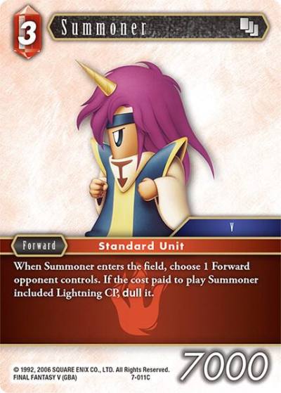 Summoner 7-011C Opus VII Final Fantasy card
