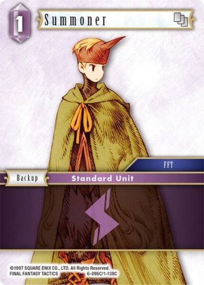 Summoner FFT 6-096C Opus VI Final Fantasy card