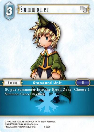 Summoner Ingus 1-053C Opus I Final Fantasy card