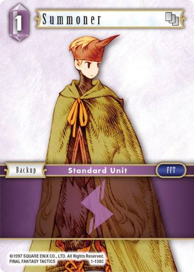 Summoner Male Unit 1-138C Opus I Final Fantasy card