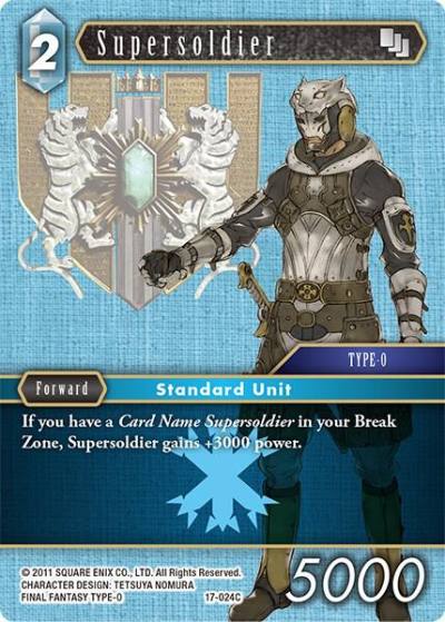 Supersoldier 17-024C Rebellion's Call Final Fantasy card