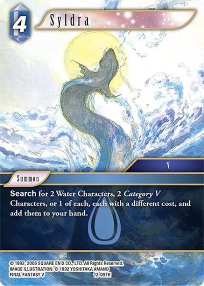 Syldra 12-097H Opus XII Final Fantasy card