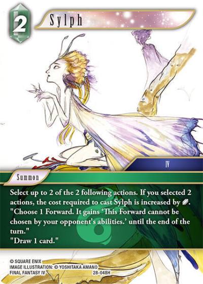 Sylph 28-048H Dreamlike Oceans Final Fantasy card
