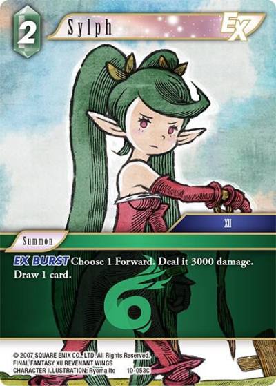 Sylph EX 10-053C Opus X Final Fantasy card