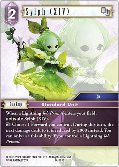 Sylph XIV 14-085C Opus XIV: Crystal Abyss Final Fantasy card